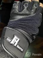 img 1 attached to Premium Leather Weight Lifting Gloves With Wrist Support - Supreme Protection For Pullups, Deadlifts & More! review by Brian Hrdlicka
