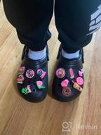 img 1 attached to 👦 Crocs Classic Lined Fuzzy Slippers for Boys - Clogs & Mules Footwear review by Matthew Guiney