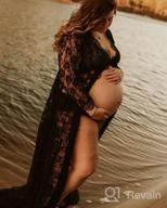 img 1 attached to Show Off Your Baby Bump In Style With ZIUMUDY Maternity Lace Maxi Dress For Photography review by Anthony Jagers