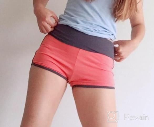 img 1 attached to Women'S SERENITA High Waist Workout Shorts: Sweatpants, Biker Pants & More For Active Tummy Control! review by Tracy Heidebrink