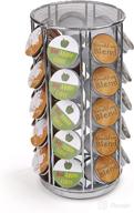 🎠 silver mind-reading carousel coffee pod holder, 35 pods логотип