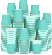 300 pack of 3 oz disposable sky blue bathroom cups – small mouthwash, espresso, and party paper cups for picnic, travel, and events логотип