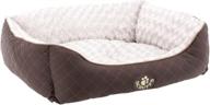 🐾 scruffs wilton pet box bed: premium large brown bed for your beloved pet logo