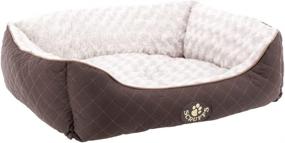 img 4 attached to 🐾 Scruffs Wilton Pet Box Bed: Premium Large Brown Bed for Your Beloved Pet