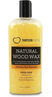 premium usa-made 12oz cutting board wax: real beeswax conditioner for wood countertops & butcher blocks logo