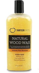 img 4 attached to Premium USA-Made 12oz Cutting Board Wax: Real Beeswax Conditioner for Wood Countertops & Butcher Blocks