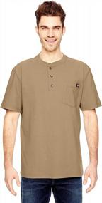 img 1 attached to 👕 Dickies Big and Tall Heavyweight Henley in 2X Large - Men's Shirts for Clothing