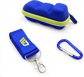 img 3 attached to Secure And Stylish Travel Case For Asthma Inhalers: Casematix Blue Green Case - Case Only