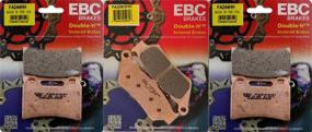 img 1 attached to 🔥 EBC HH Front & Rear Brake Pads Set for Moto-Guzzi California 1400_FA244HH,FA209/2HH: Enhanced Braking Performance!