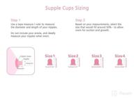 size 1 supple cups for enhancing flat, shy, and inverted nipples логотип