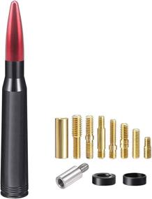 img 4 attached to 🔴 Red INVICTUS Replacement Bullet Antenna - 5.5 Inch Radio Antenna for Ford F150 Raptor, F250, F350, F450 Super Duty, Ranger, Explorer, Dodge RAM 1500, 2500, 3500 Heavy Duty Classic Pickup SUV