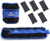 fragraim's adjustable ankle weights - enhance your workout with 1-20lbs of resistance! logo
