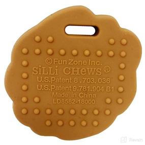 img 3 attached to 🍪 Silli Chews Baby Teething Cookie Biscuit - Silicone Teething Toy for Babies with clip and holder - Best Natural Chew Toys Infant Teether for Boys or Girls