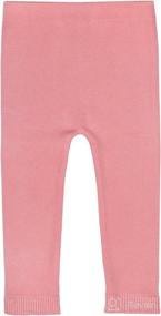 img 4 attached to Silky Toes Seamless Cotton Knit Baby Leggings, Soft Panty Pants for Toddler Girls and Boys