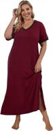 super comfortable plus-size nightgown sleepwear for women - available in sizes 1x-5x by blmfaion logo