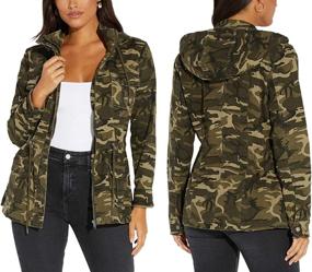 img 3 attached to Camouflage Jackets Lightweight Overcoat Hunting Women's Clothing : Coats, Jackets & Vests