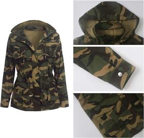 img 1 attached to Camouflage Jackets Lightweight Overcoat Hunting Women's Clothing : Coats, Jackets & Vests