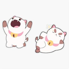 img 1 attached to 2 Pack Puppycat Bumper Sticker Decals - Waterproof Vinyl Stickers, 5