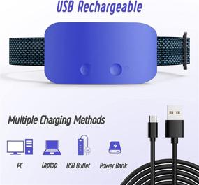 img 1 attached to 🐕 Rechargeable Dog Bark Collar with Adjustable Sensitivity and Intensity - NBJU Anti Barking Collar with Beep, Vibration, and Optional Shock for Small Medium Large Dogs (No Remote)