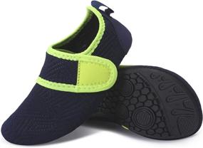 img 2 attached to JIASUQI Fashion Barefoot Boating Sandals Boys' Shoes : Outdoor