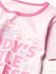 img 2 attached to 👑 Daddy's Princess Snug Fit Cotton Pajamas for Baby and Toddler Girls by The Children's Place