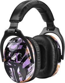 img 4 attached to Upgraded Kids Safety Ear Muffs In Purple Graffiti - ZOHAN EM030