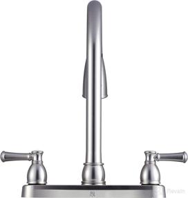 img 2 attached to 🚰 Dura Faucet DF-PK350L-SN RV Non-Metallic Two-Handle Pull-Down Kitchen Sink Faucet (Satin Nickel Finish): Quality and Convenience for RV Kitchens