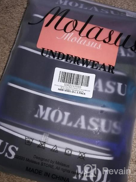 img 1 attached to Comfortable And Stylish Molasus Men'S Cotton Stretch Trunks - Pack Of 5 review by Marcus Curry