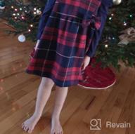 img 1 attached to Mud Kingdom Plaid Sleeveless Loose Fit Faux Wool Holiday Girls Dresses review by Chris Pollreisz
