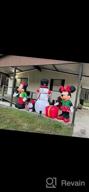 img 1 attached to 6 FT Inflatable Santa With LED Lights - Perfect Christmas Decorations For Outdoor Yard, Garden, Patio & Lawn Party! review by Tutan Guliford