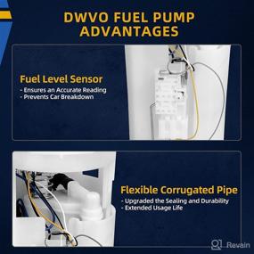 img 1 attached to 🔧 DWVO Fuel Pump: 1.8L 2.5L Compatible with 2002-2006 Sentra | Module Flange & 1 Tube Port