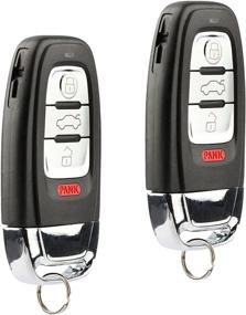 img 2 attached to 🔑 Keyless Entry Remote Set of 2 for Audi (2009-2016 Models), IYZFBSB802