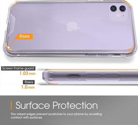 img 1 attached to Slim And Lightweight Clear TPU PC Cover For IPhone 11 Pro - RooCASE Plexis