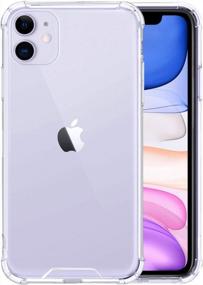 img 4 attached to Slim And Lightweight Clear TPU PC Cover For IPhone 11 Pro - RooCASE Plexis