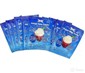 img 4 attached to ❄️ 10 Pack - Instant Snow (Tm) Powder; 40 Cups of Fluffy Snow Made Instantly. Model: