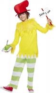 детский костюм «сэм, я — доктор сьюз» от spirit halloween — официально лицензирован логотип