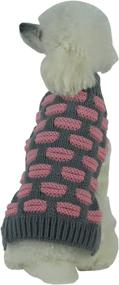 img 2 attached to 🐶 Stylish and Cozy Weaved Fashion Pet Sweater by Pet Life ® - Designer Turtle Neck Dog Sweater - Warm Winter Dog Clothes for Ultimate Comfort