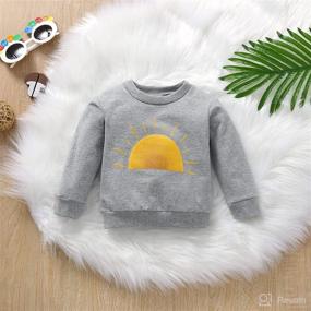 img 2 attached to Toddler Cartoon Tie Dye Sweatshirt Clothes Apparel & Accessories Baby Boys good in Clothing