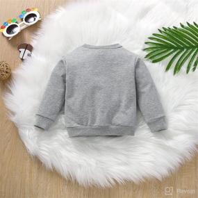 img 1 attached to Toddler Cartoon Tie Dye Sweatshirt Clothes Apparel & Accessories Baby Boys good in Clothing