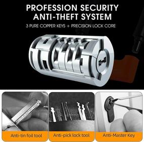 img 2 attached to Secure Your Bike: Heavy Duty ICOCOPRO U Lock With 3 Keys For High Security Protection