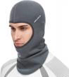 stay warm and comfortable with qinglonglin's winter balaclava ski mask for men logo