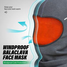 img 1 attached to Stay Warm And Comfortable With QINGLONGLIN'S Winter Balaclava Ski Mask For Men