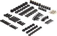 🏍️ high-quality black motorcycle fairing bolt kit - suzuki gsx-r600 / gsx-r750 2006-2007 - body screws, fasteners, and hardware логотип