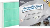 🌬 spearhead hepa breathe easy cabin filter: achieve 99.97% filtration of 0.3 micron particles with no airflow reduction - be-966h логотип