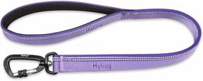 img 4 attached to Hyhug Pets 24 Inch Jacquard Nylon Leash For Large Dogs - Sturdy And Versatile For Walking, Jogging, Camping And Training In Ultra Violet (2021)
