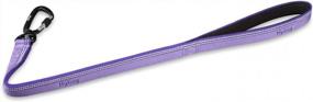 img 3 attached to Hyhug Pets 24 Inch Jacquard Nylon Leash For Large Dogs - Sturdy And Versatile For Walking, Jogging, Camping And Training In Ultra Violet (2021)