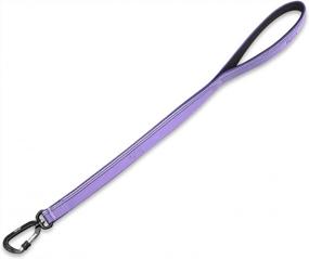 img 2 attached to Hyhug Pets 24 Inch Jacquard Nylon Leash For Large Dogs - Sturdy And Versatile For Walking, Jogging, Camping And Training In Ultra Violet (2021)