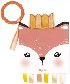 img 2 attached to Интерактивная и очаровательная: Kaloo My First Soft Activity Book с изображением Angry Fox для младенцев и малышей