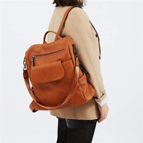 img 3 attached to Backpack Fashion Leather Shoulder Valentines Women's Handbags & Wallets ~ Fashion Backpacks