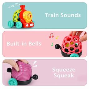 img 2 attached to Musical Train Soft Rattles Baby Toys For Early Development And Sensory Play - Perfect Christmas Gifts For Infants And Toddlers 6-24 Months